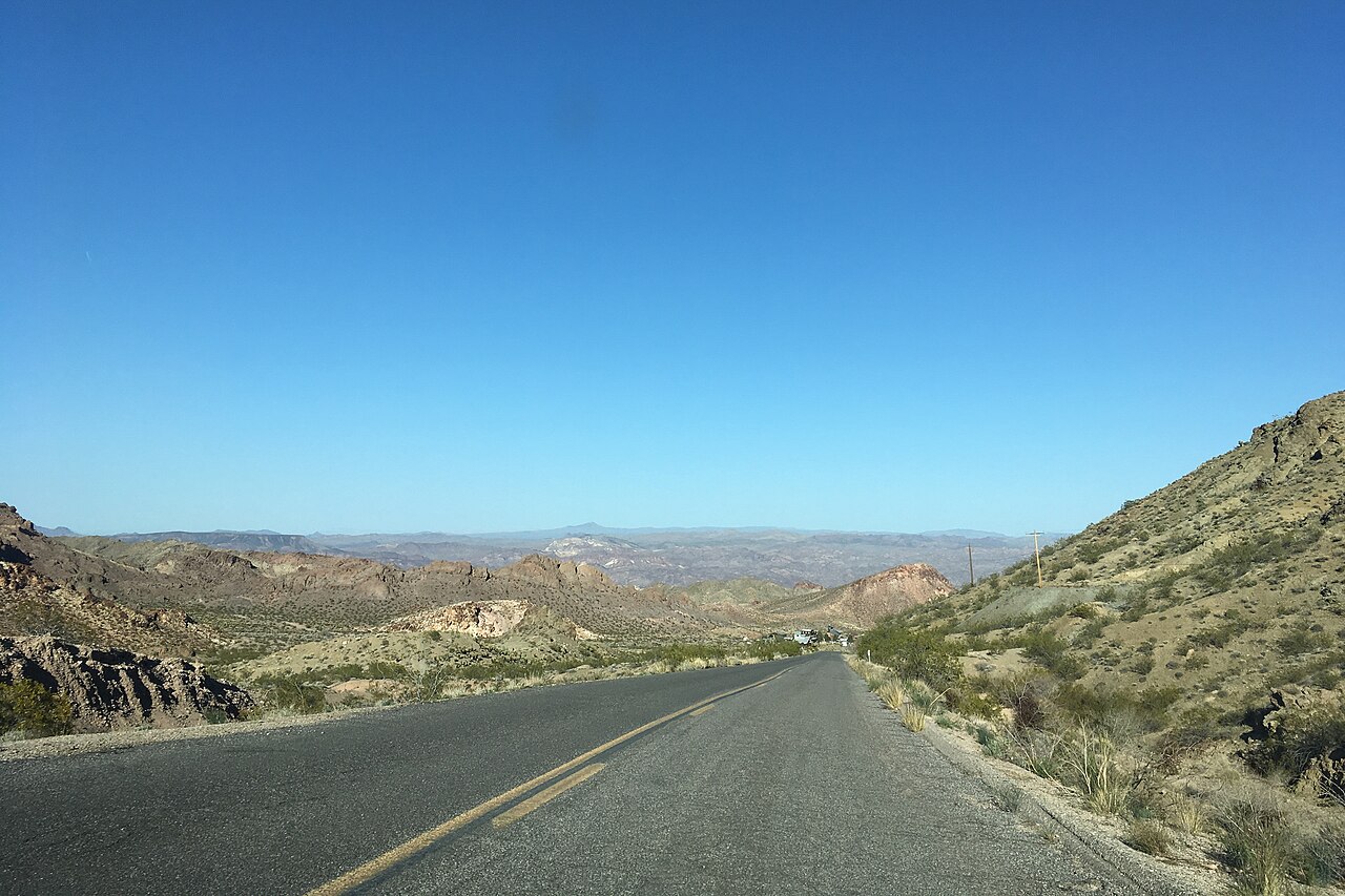 Nelson Road, the paved highway into Eldorado Canyon.