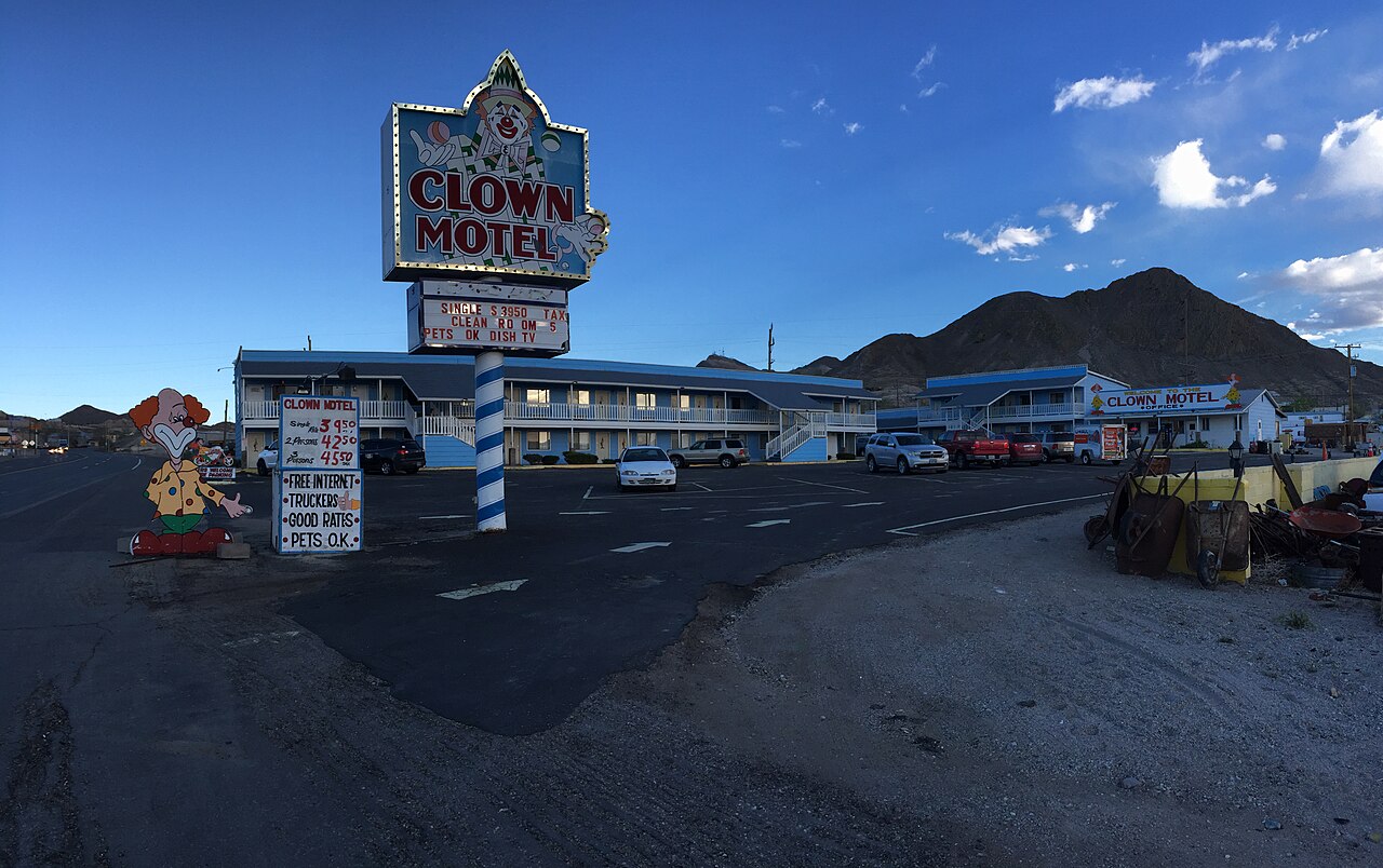 The Clown Motel on the main highway through Tonopah.